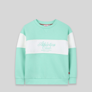 Hugo Kids 'Athletics Club' Color-Block Sweatshirt