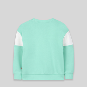 Hugo Kids 'Athletics Club' Color-Block Sweatshirt