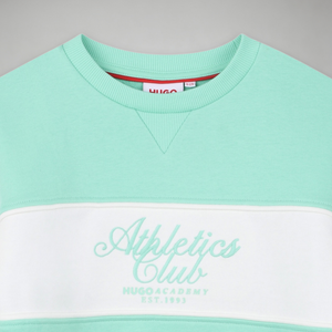 Hugo Kids 'Athletics Club' Color-Block Sweatshirt