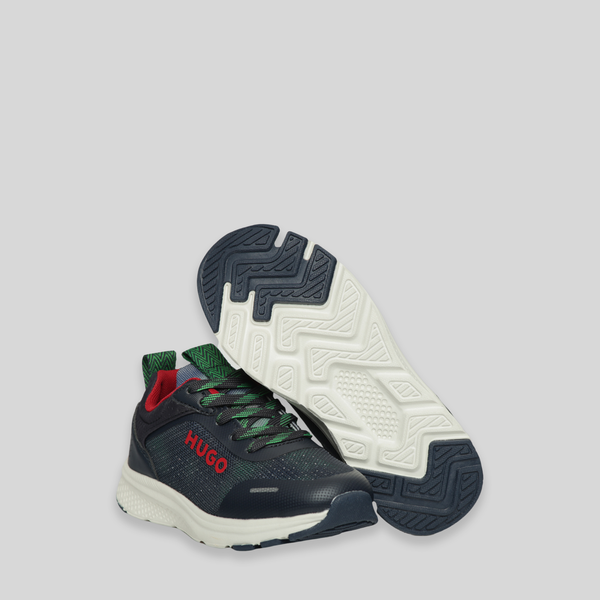 Hugo by Hugo Boss Kids Color Print Logo Sneakers