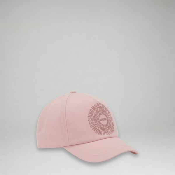 Moschino Kids Circular Logo Hat