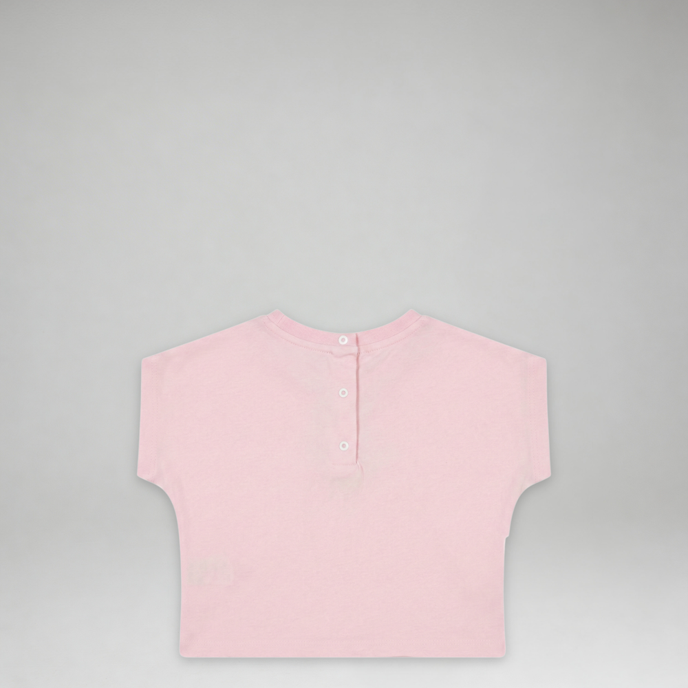 Balmain Kids Toddler's Chest Panel Cropped T-Shirt