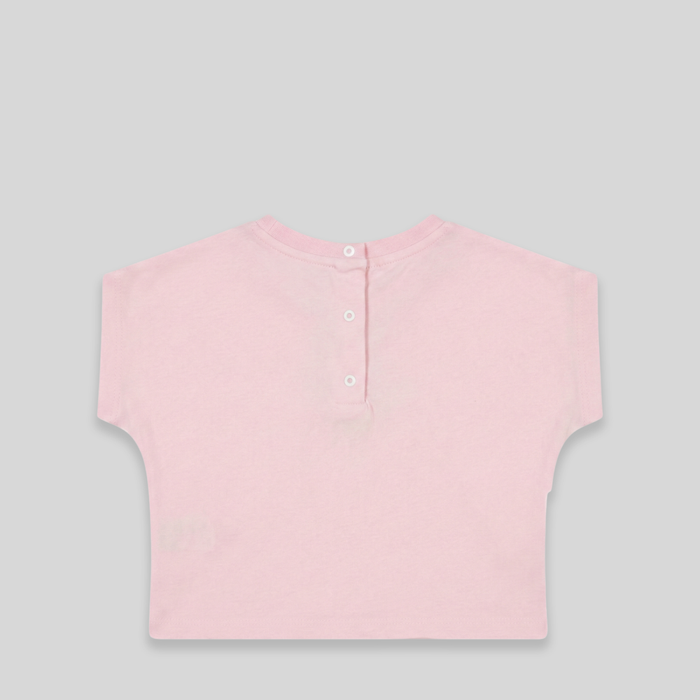 Balmain Kids Toddler's Chest Panel Cropped T-Shirt
