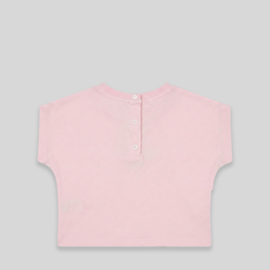 Balmain Kids Toddler's Chest Panel Cropped T-Shirt