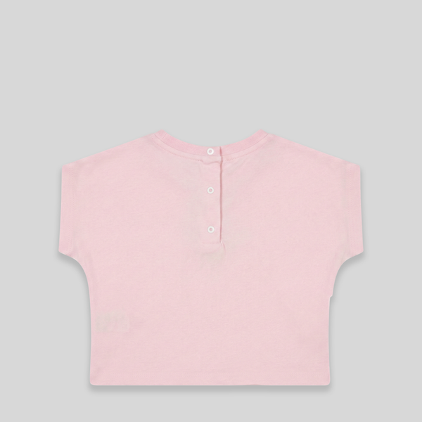 Balmain Kids Toddler's Chest Panel Cropped T-Shirt