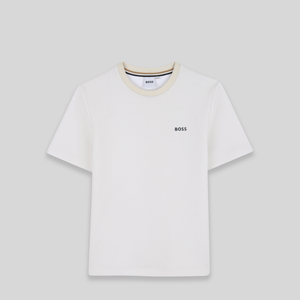 Hugo Boss Kids Micro Monogram Logo T-Shirt