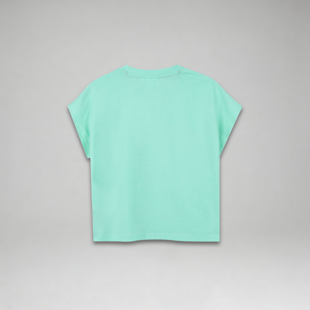 Hugo by Hugo Boss Kids 'Freshly Vibes' Cropped T-Shirt