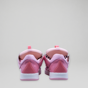Lanvin Kids Zig Zag Lace Patent Leather Sneakers