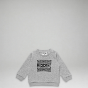 Moschino Kids Toddler's Square Text Logo Crewneck Sweatshirt