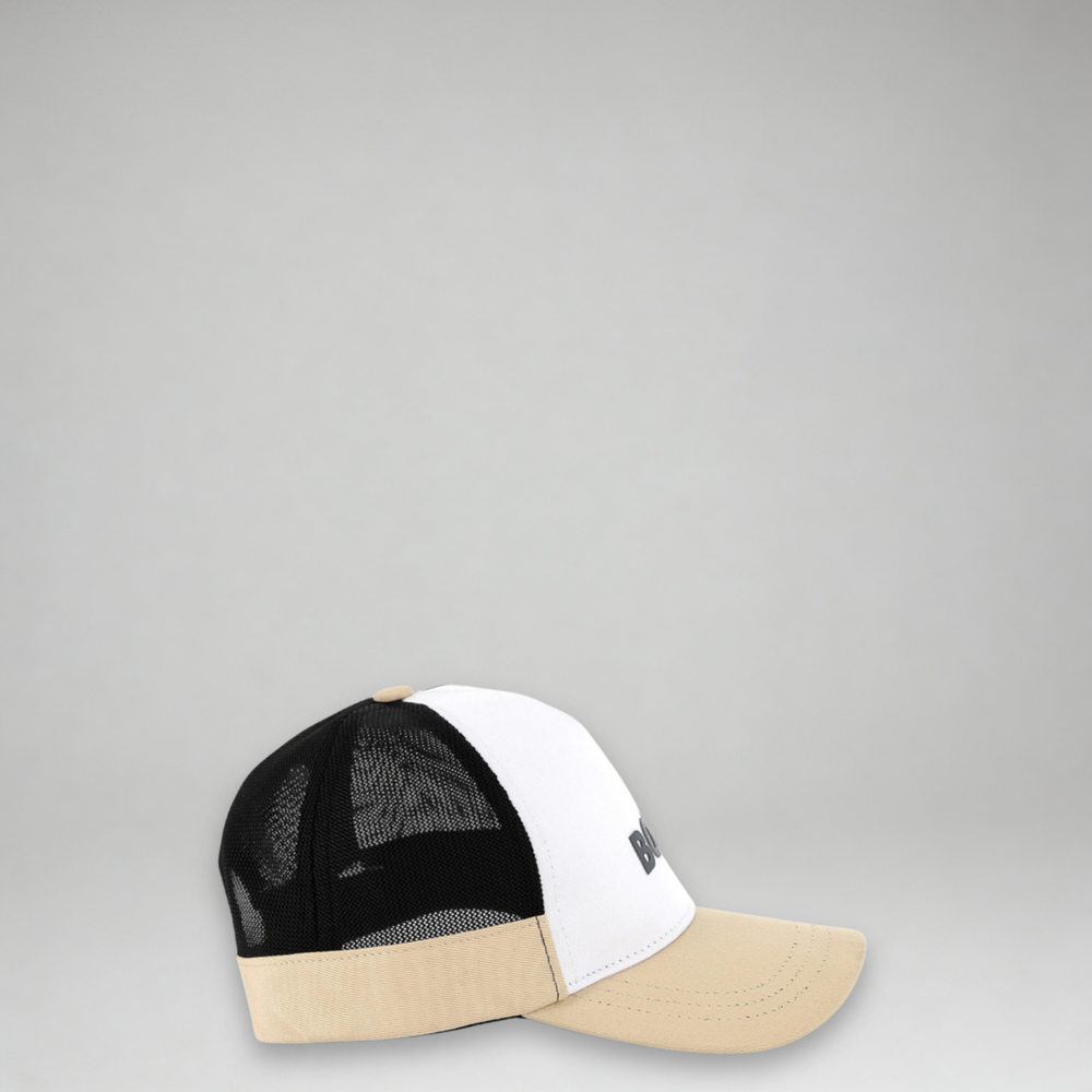 Hugo Boss Kids Tri-Color Logo Trucker Cap