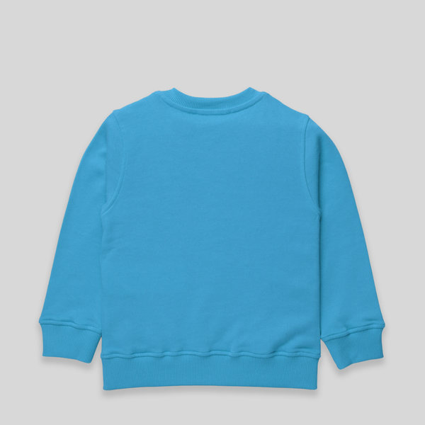 Moschino Kids Square Text Logo Crewneck Sweatshirt
