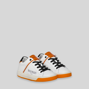 Balmain Kids Contrast Sole Logo Sneakers