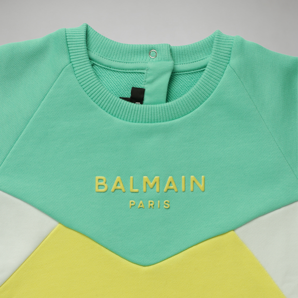 Balmain Kids Toddler's Color Block Sweatshirt