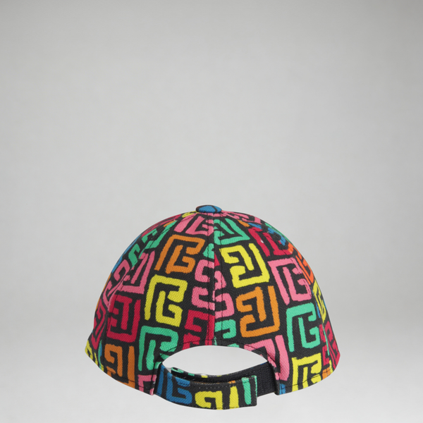 Balmain Kids Monogram Logo Baseball Cap
