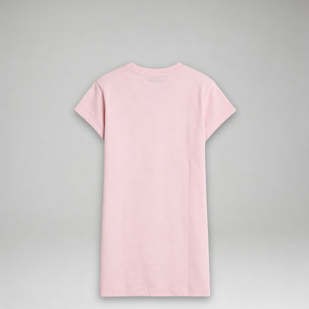 Balmain Kids Girl's Chest Panel Logo T-Shirt Dress