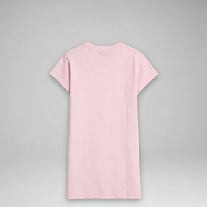 Balmain Kids Girl's Chest Panel Logo T-Shirt Dress