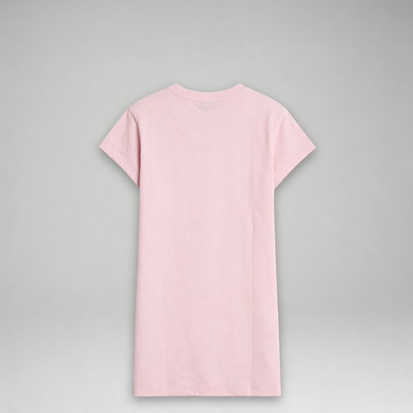 Balmain Kids Girl's Chest Panel Logo T-Shirt Dress