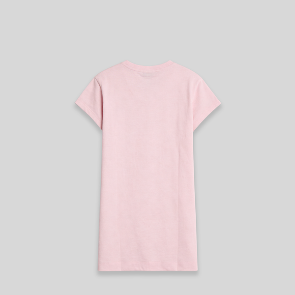 Balmain Kids Girl's Chest Panel Logo T-Shirt Dress