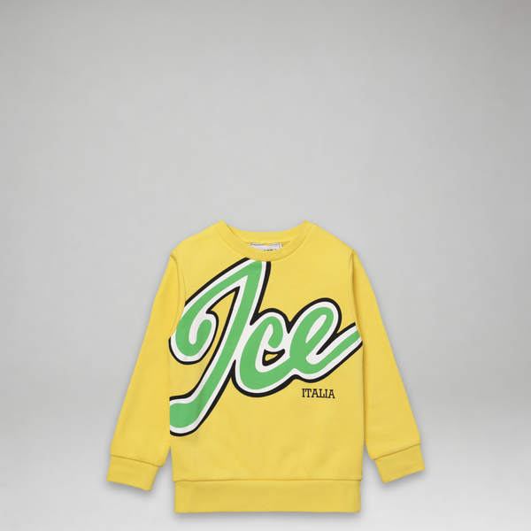 Iceberg Kids Toddler's Script Logo Crewneck Sweatshirt