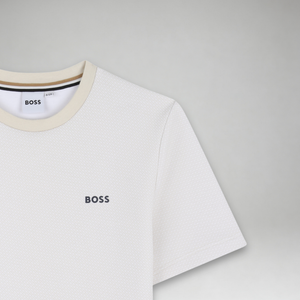 Hugo Boss Kids Micro Monogram Logo T-Shirt