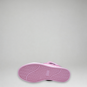 Lanvin Kids Zig Zag Lace Patent Leather Sneakers