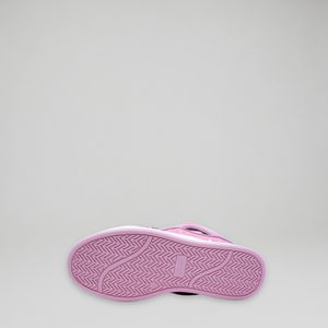 Lanvin Kids Zig Zag Lace Patent Leather Sneakers