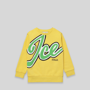 Iceberg Kids Toddler's Script Logo Crewneck Sweatshirt