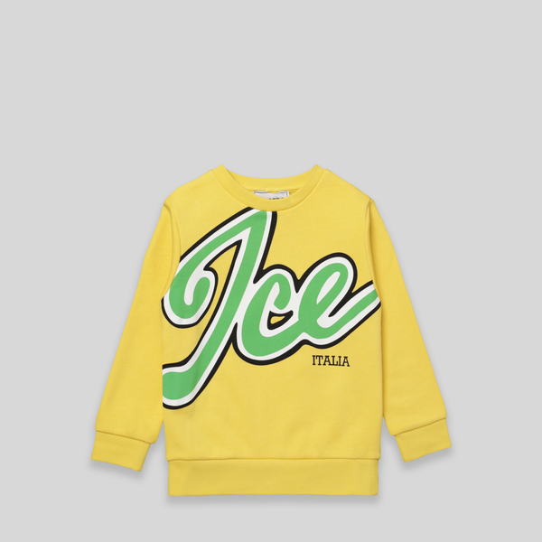 Iceberg Kids Toddler's Script Logo Crewneck Sweatshirt