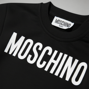 Moschino Kids Toddler's Text Logo Crewneck Sweatshirt