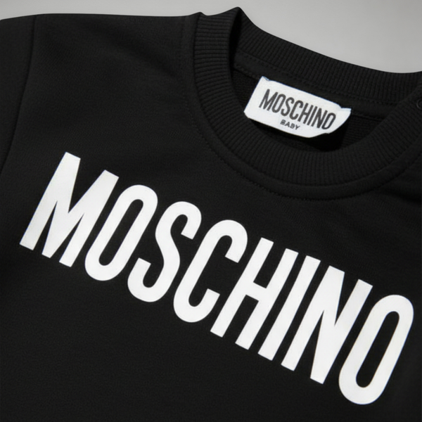 Moschino Kids Toddler's Text Logo Crewneck Sweatshirt