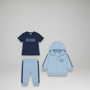 Hugo Boss Kids Toddler's Patch Logo Hoodie 3-Piece Sweatsuit