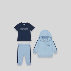 Hugo Boss Kids Toddler's Patch Logo Hoodie 3-Piece Sweatsuit