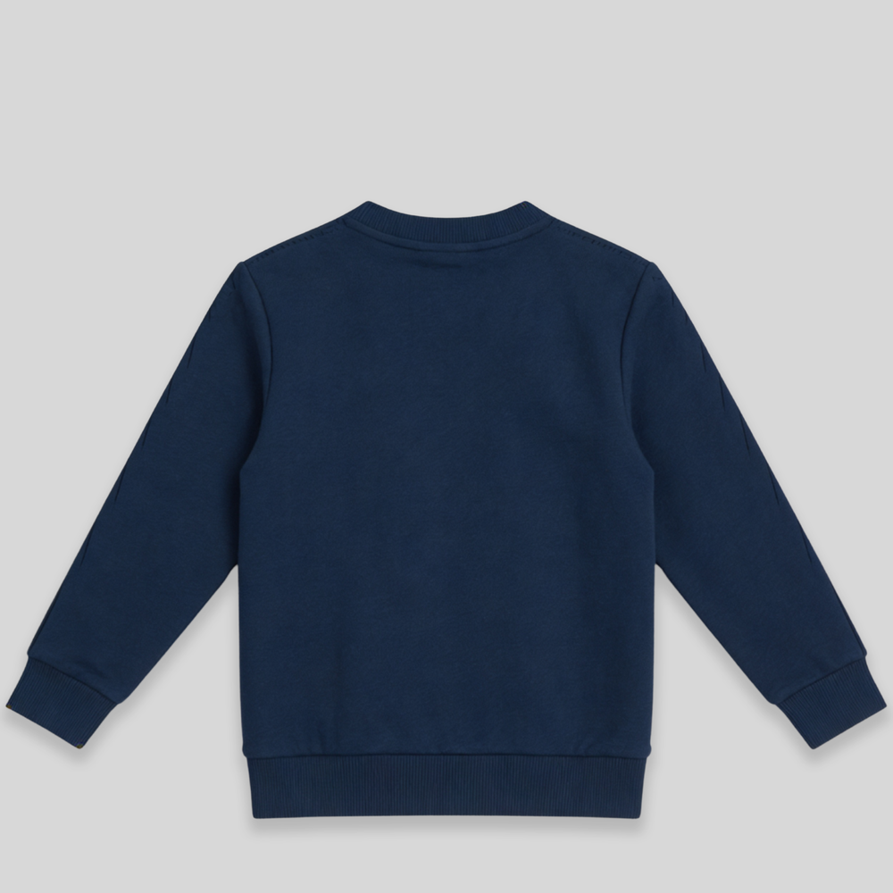 Balmain Kids Chest Panel Logo Sweatshirt