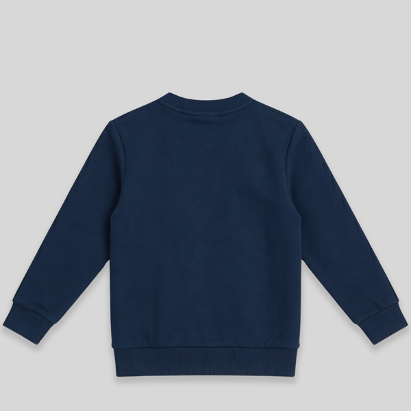 Balmain Kids Chest Panel Logo Sweatshirt