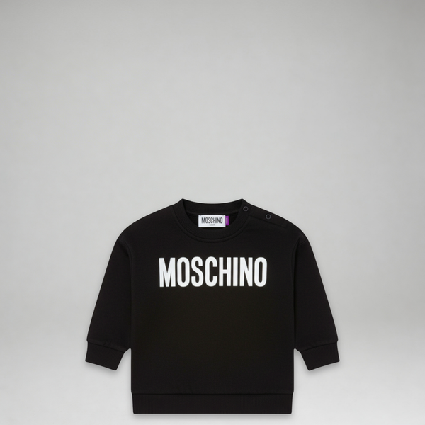Moschino Kids Toddler's Text Logo Crewneck Sweatshirt