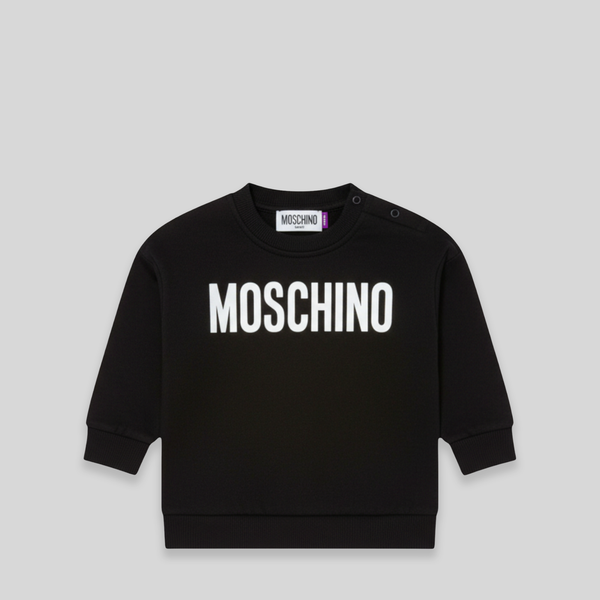 Moschino Kids Toddler's Text Logo Crewneck Sweatshirt
