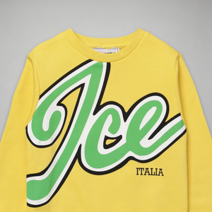 Iceberg Kids Toddler's Script Logo Crewneck Sweatshirt