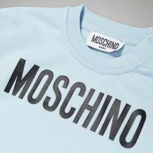 Moschino Kids Toddler's Text Logo Crewneck Sweatshirt