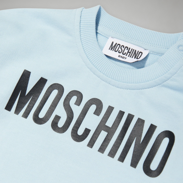 Moschino Kids Toddler's Text Logo Crewneck Sweatshirt