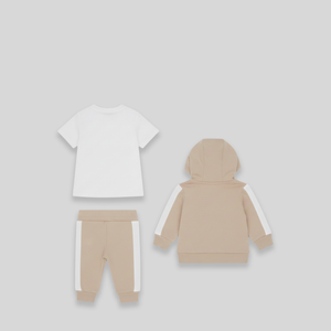 Hugo Boss Kids Toddler's Patch Logo Hoodie 3-Piece Sweatsuit