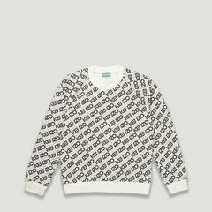 Kenzo Kids All-Over Logo Crewneck Sweatshirt