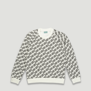 Kenzo Kids All-Over Logo Crewneck Sweatshirt