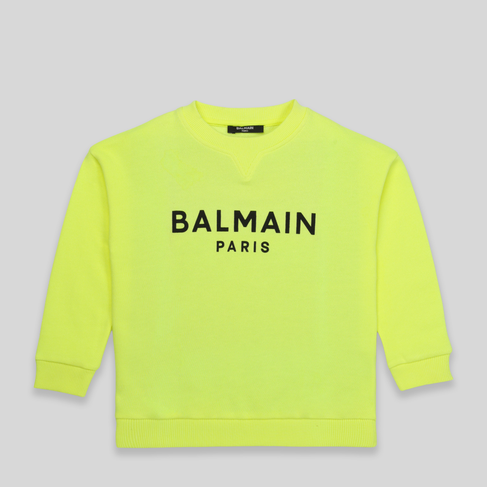 Balmain Kids Logo Crewneck Sweatshirt