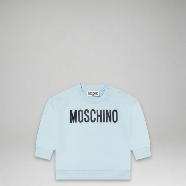 Moschino Kids Toddler's Text Logo Crewneck Sweatshirt