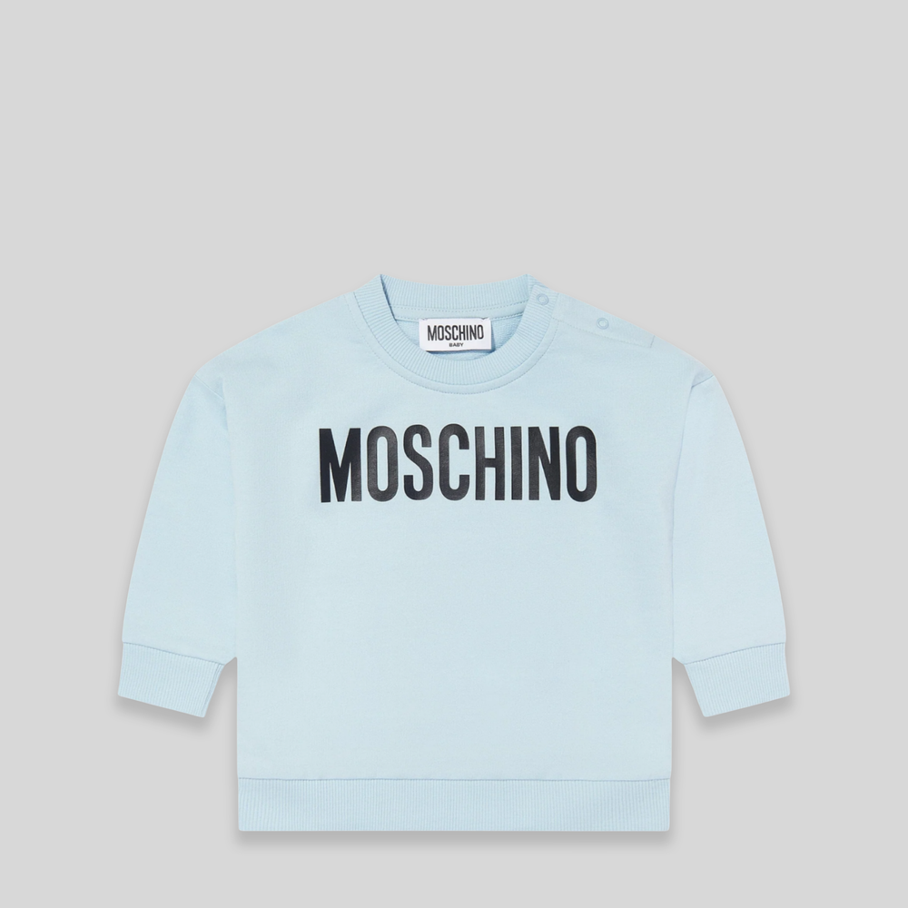 Moschino Kids Toddler's Text Logo Crewneck Sweatshirt