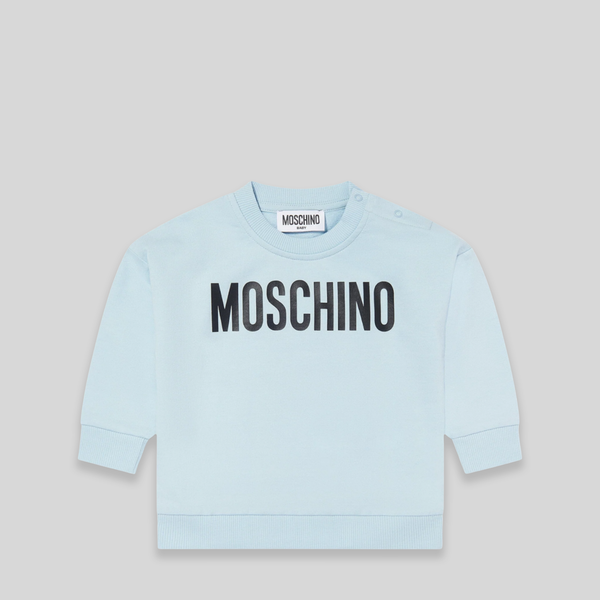 Moschino Kids Toddler's Text Logo Crewneck Sweatshirt