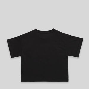 Iceberg Kids Girl's 'Enjoy Iceberg' Logo Cropped T-Shirt