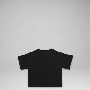 Iceberg Kids Girl's 'Enjoy Iceberg' Logo Cropped T-Shirt