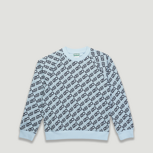 Kenzo Kids All-Over Logo Crewneck Sweatshirt