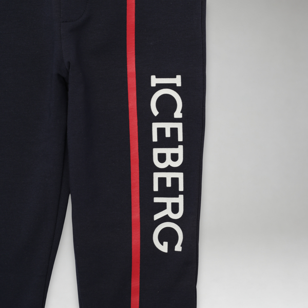 Iceberg Kids Toddler's Chenille Logo Hoodie Sweatsuit
